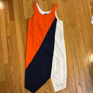 Armani Exchange slit front dress